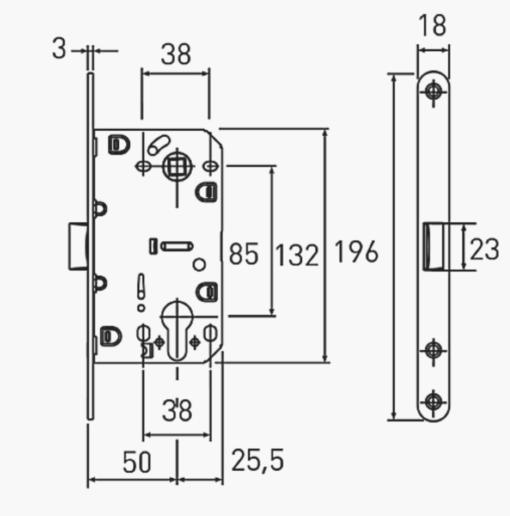 MAGNETIC LATCH 50x85 - Image 2