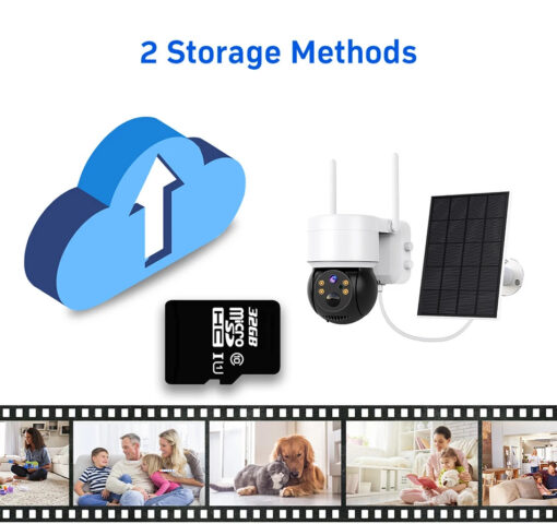 Outdoor Surveillance Camera with Solar panel - Image 15